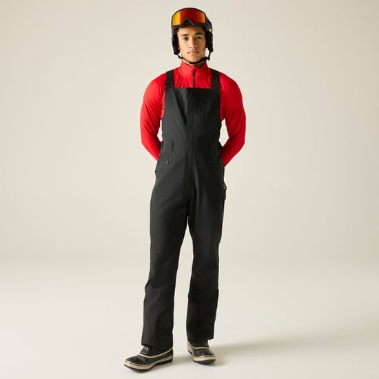 Dare 2B Ski-broek met bretels en twin-tip voor heren (Zwart) - Image 1
