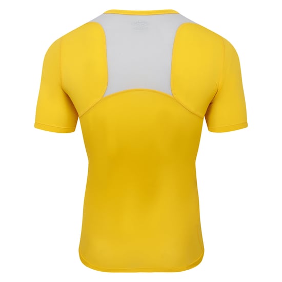 Umbro Heren Elite V Neck Base Layer Top (Geel) - Image 2