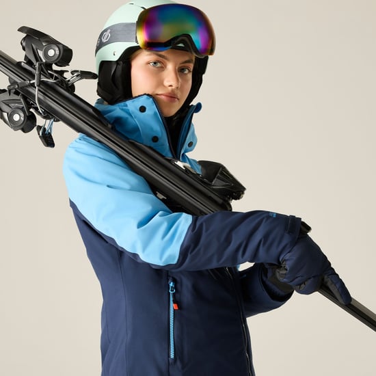 Dare 2B Flurry III-skijack voor dames (Elysiumblauw/grijs) - Image 4