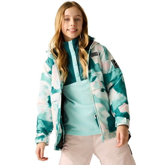 Dare 2B Wing It-skijas voor kinderen/jongens met marmerpatroon (Teal) - Image 4