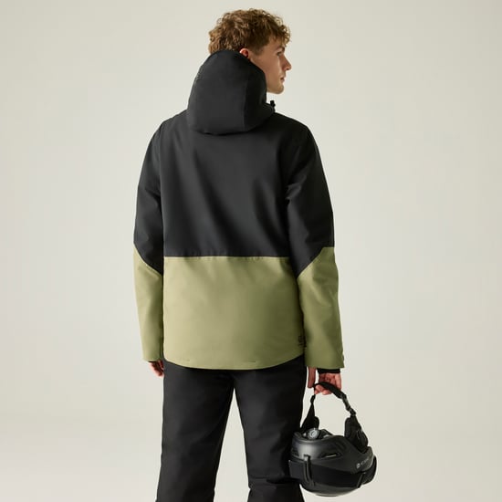 Dare 2B Heren Halfpipe IV Colour Block-skijas (Zwart/Martini Olijf) - Image 1