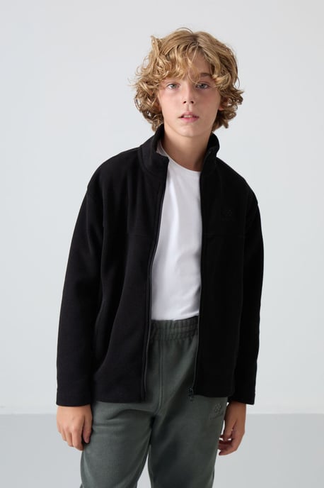 Tommy Life Jongenssweatshirt met ritskraag - Image 1