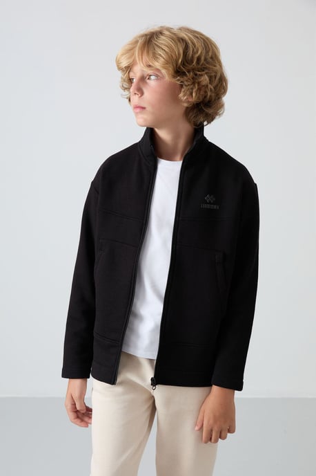 Sweatshirt voor jongeren met ritskraag - Image 4