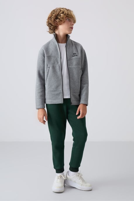 Sweatshirt voor jongeren met ritskraag - Image 5