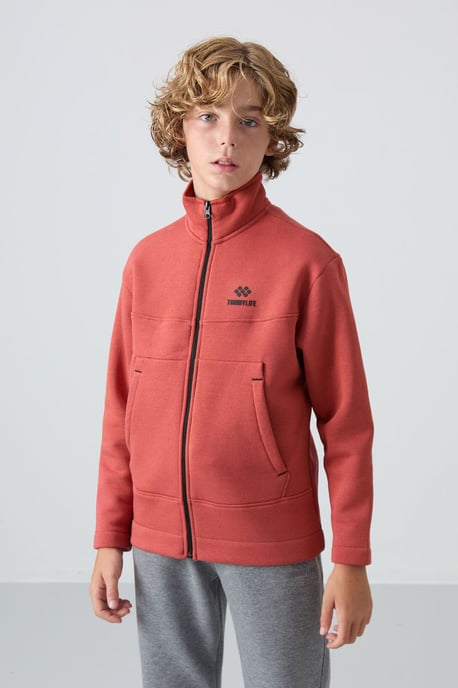 Tommy Life jeugd-sweatshirt met ritskraag - Image 4
