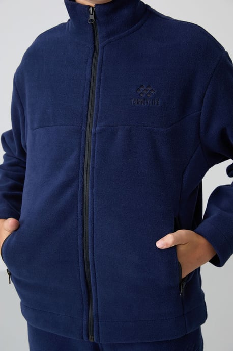 Sweatshirt voor jongeren met ritssluiting in de kraag Tommy Life - Image 3