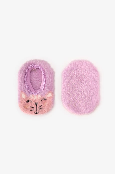 Penti meisjespantoffelsokken met kattenmotief - Image 2