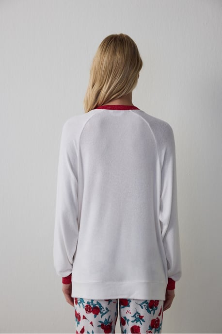 Penti Broken Best Season New Year pyjamatop met print, thermisch effect en ronde hals - Image 4