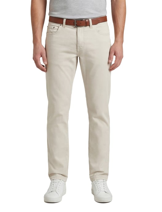Gardeur pantalon beige effen 5 pocket - Image 1