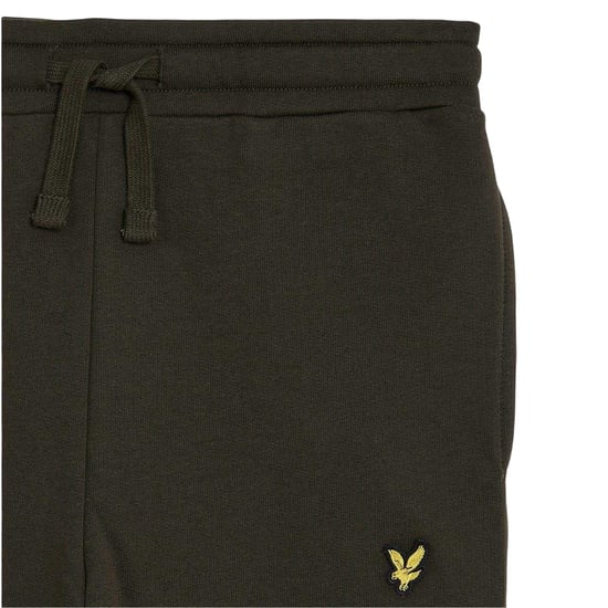 Lyle & Scott Klassieke joggingbroek met logo voor kinderen (Olijfgroen) - Image 3