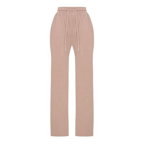 I Saw It First Geribde joggingbroek met wijde pijpen voor dames (Mokka) - Image 2