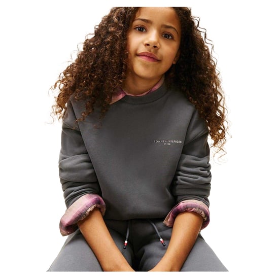 Tommy Hilfiger Set met lange mouwen en ronde hals voor kinderen (Gewassen Zwart) - Image 3