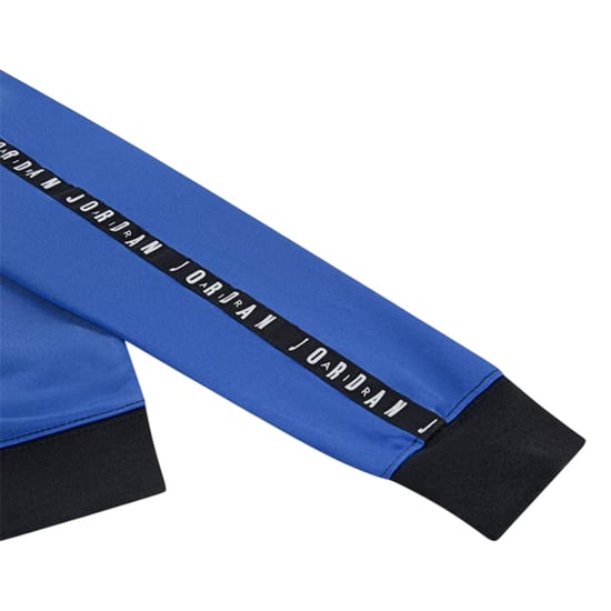 Nike Air Jordan Tape trainingspak met lange mouwen voor kinderen (Blauw/Zwart) - Image 3
