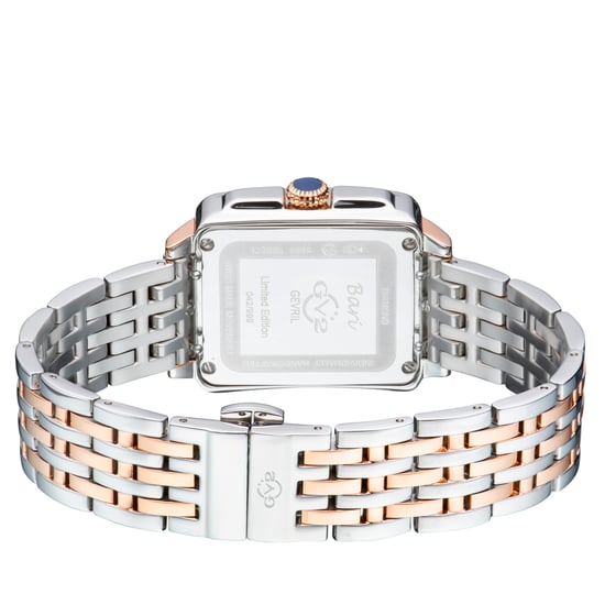 Gv2 Women's Bari Swiss Quartz Mother of Pearl dial Diamonds Two-Tone Rose Gold & Stainless Steel Watch - Image 2