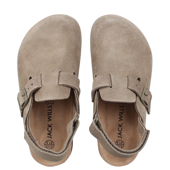Jack Wills Leren muiltjes voor kinderen (Taupe) - Image 4