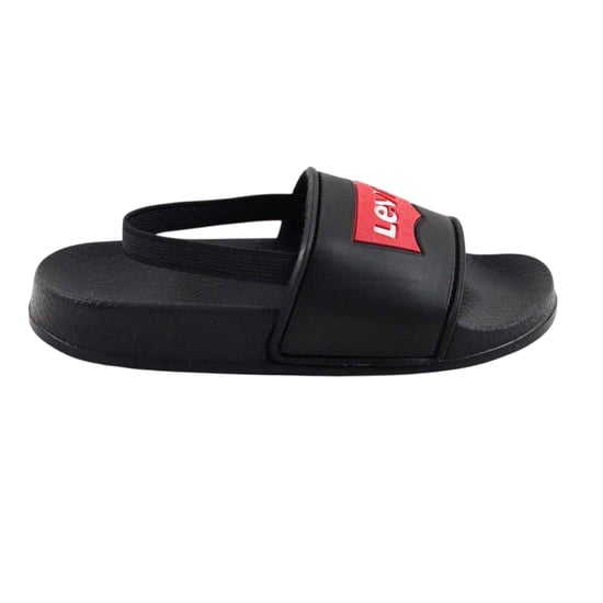 Levis Slippers met vleermuisvleugel-logo voor kinderen (Zwart) - Image 1
