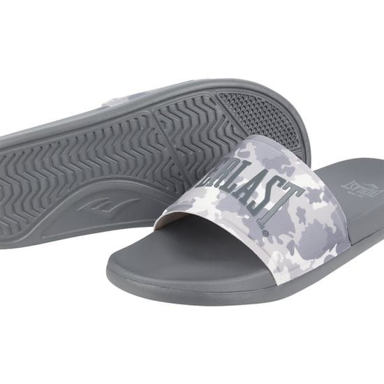 Everlast Godan-slippers met camouflageprint voor kinderen (Grijs) - Image 4