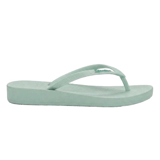 Ipanema Platte teenslippers met Anat-logo voor dames (Groen) - Image 1