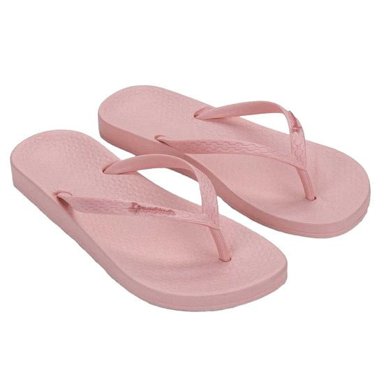 Ipanema Platte teenslippers met Anat-logo voor dames (Lichtroze) - Image 1
