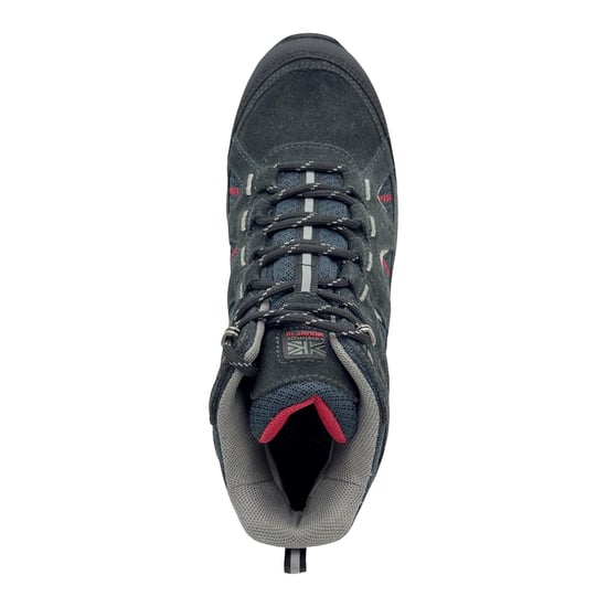 Karrimor Leren wandelschoenen voor kinderen met veters (Zwart, Rood) - Image 3