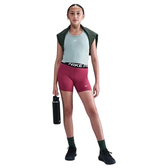Nike Dri-FIT-compressieshorts voor meisjes (Bietenrood) - Image 1