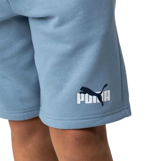 Puma Fleece-short met logo voor jongens, normale pasvorm (Blauw) - Image 4
