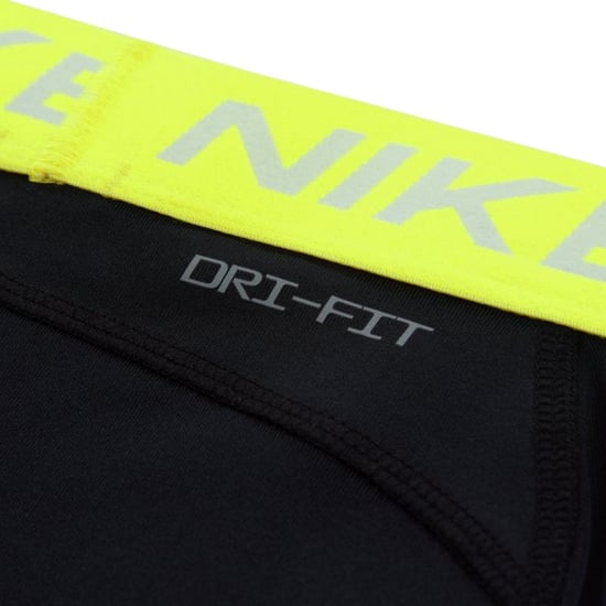 Nike Sportieve compressieshorts voor meisjes (Zwart/Volt) - Image 3
