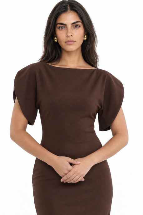 Busem Dames midi-jurk met ronde hals - Image 3