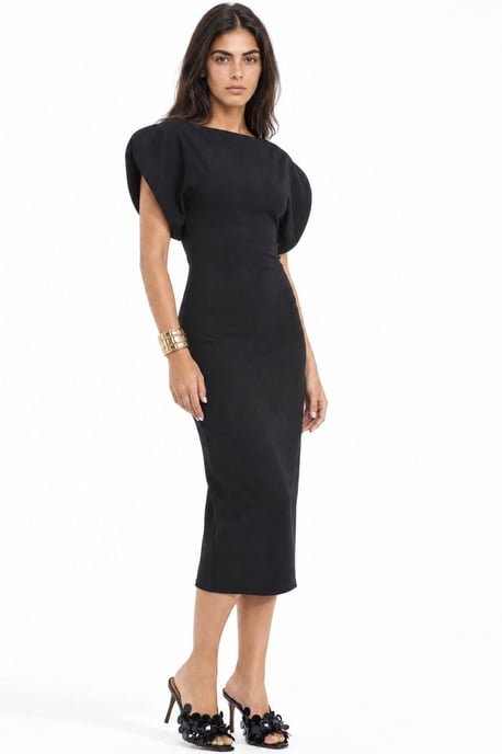 Busem Dames midi-jurk met ronde hals - Image 3