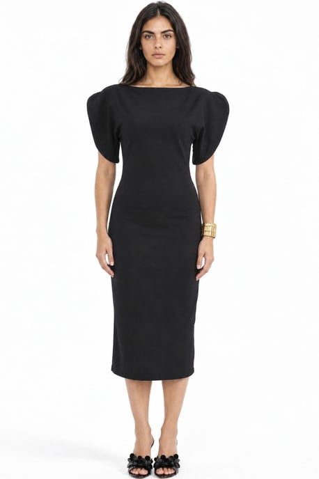 Busem Dames midi-jurk met ronde hals - Image 4