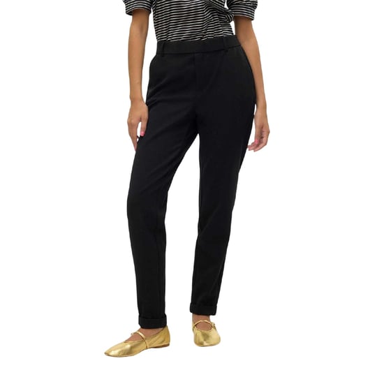 Vero Moda Maya-broek met getailleerde pasvorm voor dames (Zwart) - Image 4