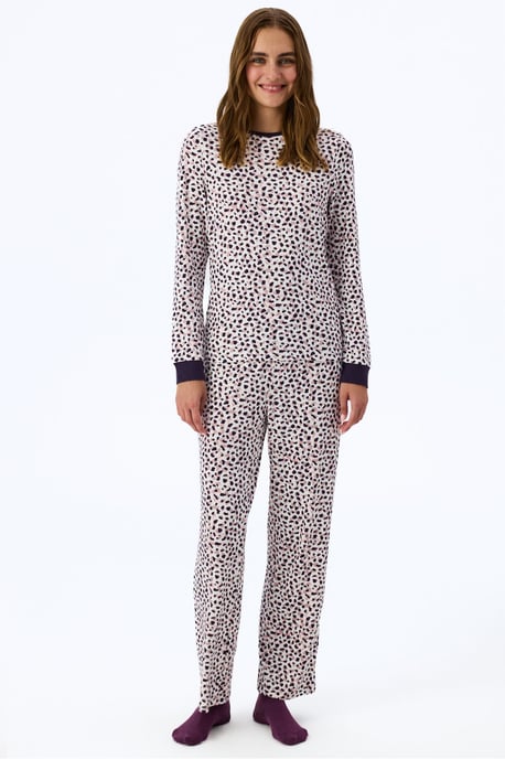 Midnight Mood Bedrukte pyjamatop met lange mouwen - Image 2