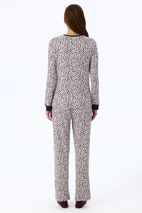 Midnight Mood Bedrukte pyjamatop met lange mouwen - Image 3