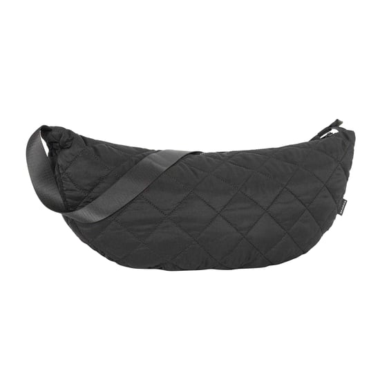 Firetrap Halvemaanvormige, gewatteerde schoudertas (Zwart) - Image 1