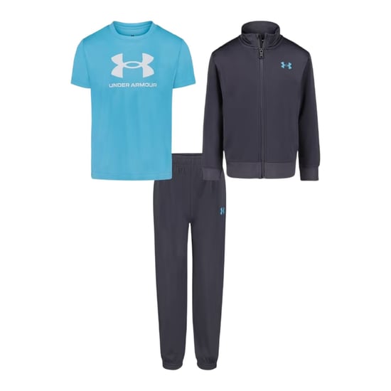 Under Armour Trainingspak voor kinderen/jongeren in Brawler-stijl (Grijs/Blauw) - Image 1