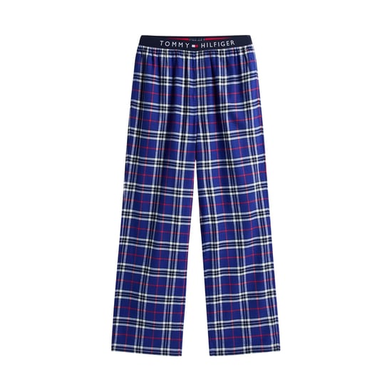 Tommy Hilfiger Flanellen pyjamabroek met ruitmotief voor heren (Blauw) - Image 2