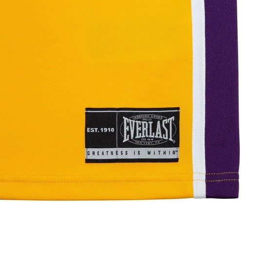 Everlast Set van een polyester boven- en onderkledingstuk voor kinderen (Geel/paars) - Image 5