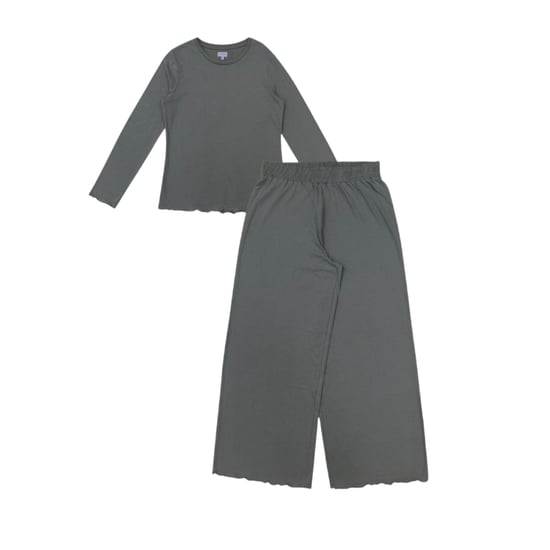 Linea Lichtgewicht pyjamaset van katoen voor dames (Groen) - Image 1