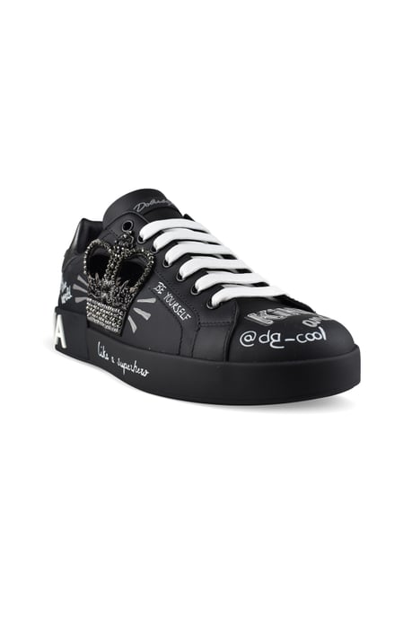 Dolce&Gabbana Portofino Sneakers Zwart - Image 2