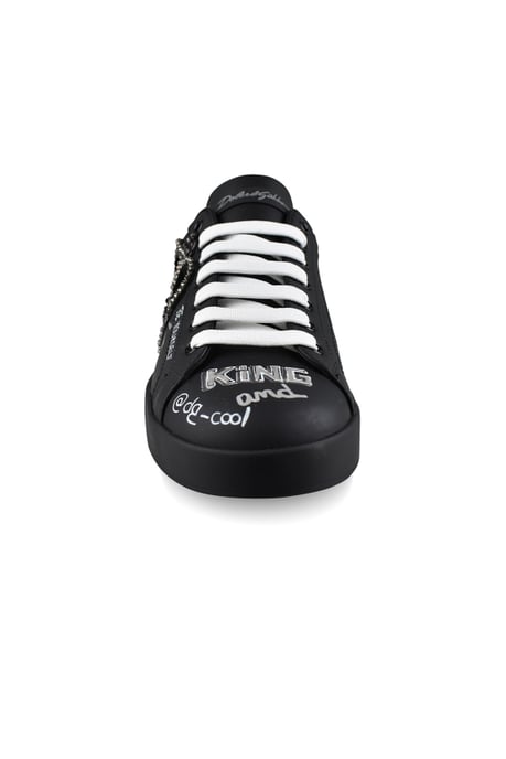 Dolce&Gabbana Portofino Sneakers Zwart - Image 3