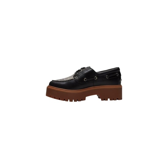 Timberland Zwarte leren plateaupumps - Image 4