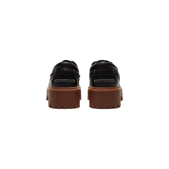 Timberland Zwarte leren plateaupumps - Image 5