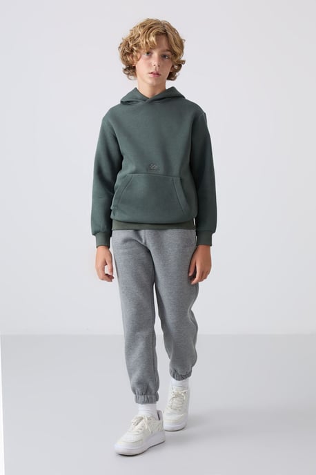 Sweatshirt voor jongeren met capuchon en zak - Image 2