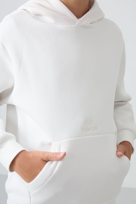 Sweatshirt voor jongeren met capuchon en zak - Image 2