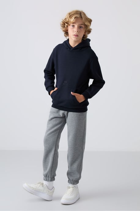 Sweatshirt voor jongeren met capuchon en zak - Image 2
