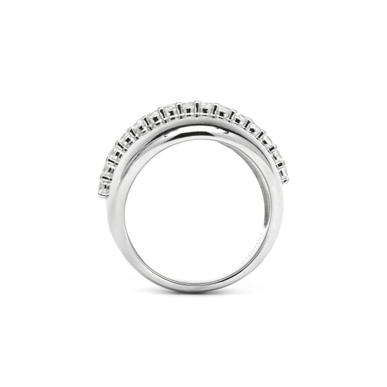 Luxenter Ring in 925 sterling zilver en briljant zirkonia met rhodiumafwerking - Idel - Image 6