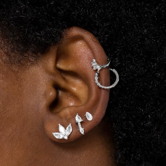 Luxenter Piercing in 925 sterling zilver en briljant zirkonia, afgewerkt in rhodium - Egdos - Image 3