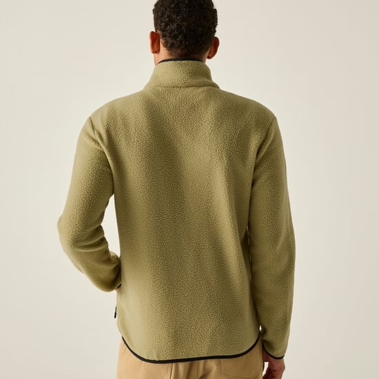 Regatta Heren Frankie Borg Fleece Jas (Desert Beige/Zwart) - Image 3