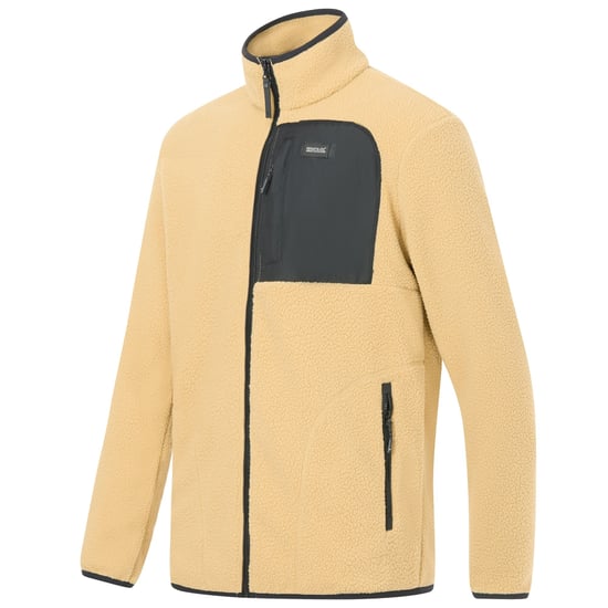 Regatta Heren Frankie Borg Fleece Jas (Desert Beige/Zwart) - Image 4
