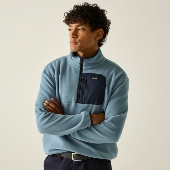 Regatta Heren Frankie Half Zip Fleece Top (Donkerblauw/marineblauw) - Image 6